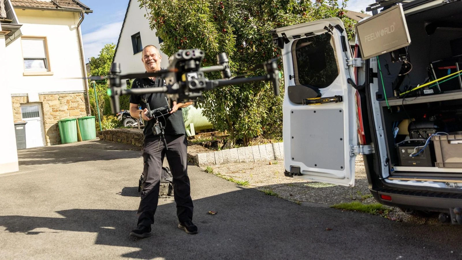 DJI Enterprise Drohne startklar für einen Einsatz